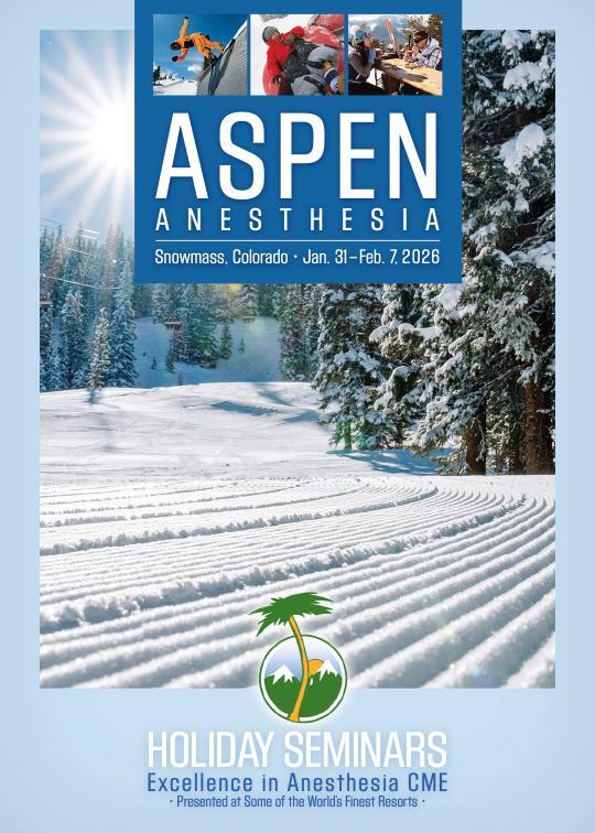 Download the 2022 Aspen Anesthesia Brochure